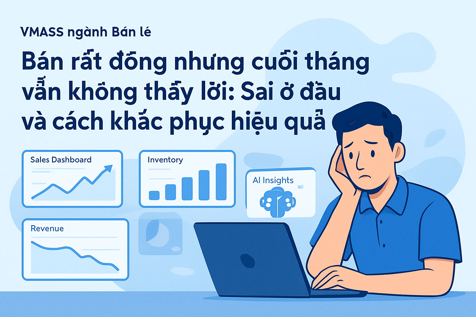 Minh họa 2 - Bán rất đông nhưng cuối tháng vẫn không thấy lời: Sai ở đâu và cách khắc phục hiệu quả