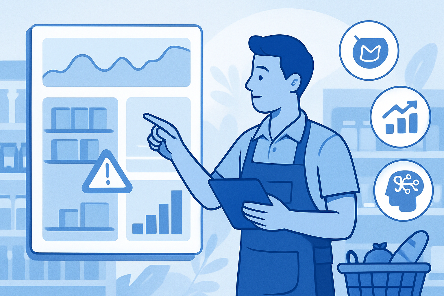 Minh họa 2 - Quản lý tồn kho tạp hóa hiệu quả để tránh hết hàng bán chạy