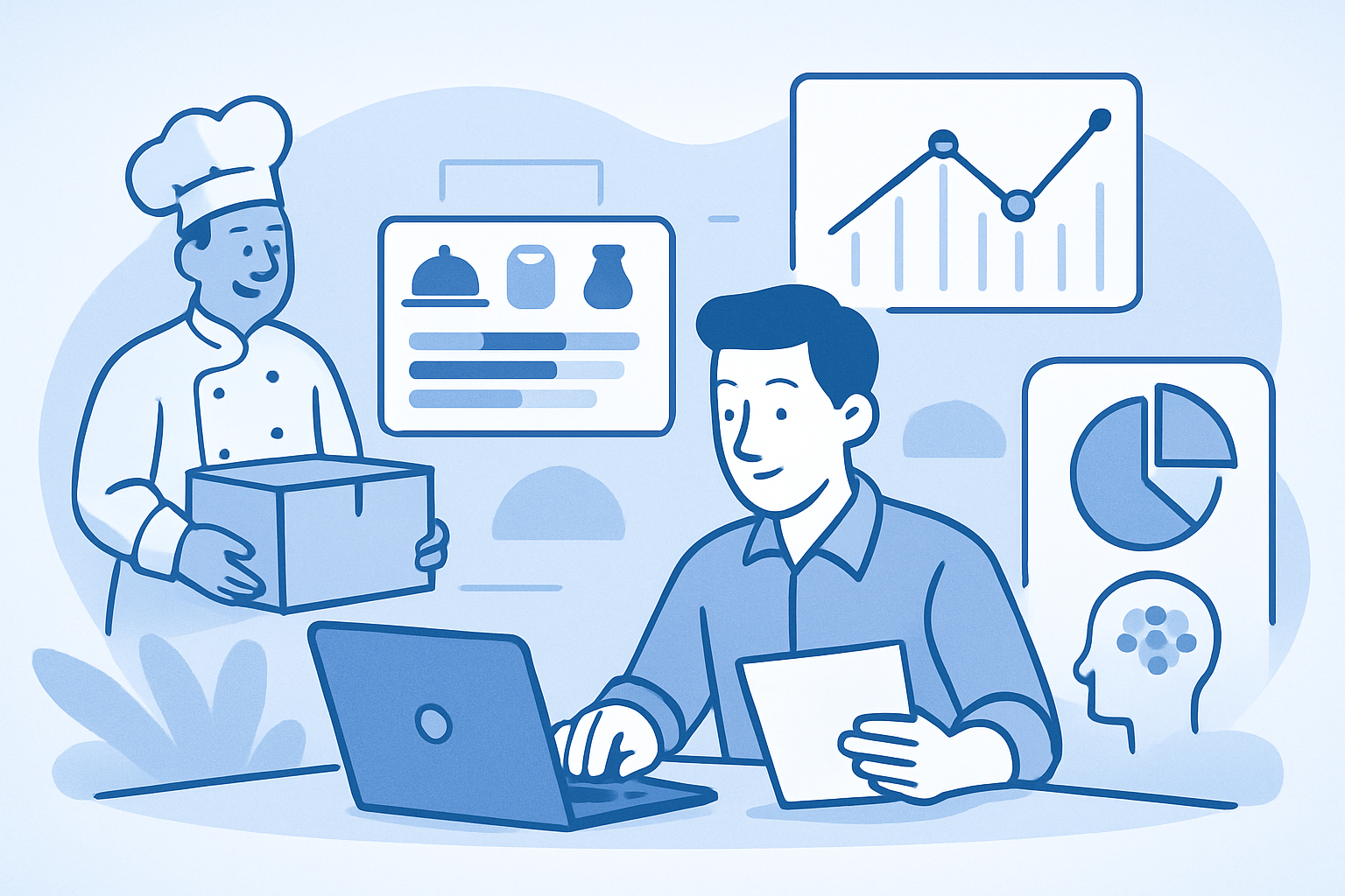 Minh họa 1 - Quản lý công nợ nhà cung cấp cho nhà hàng hiệu quả trong 7 ngày