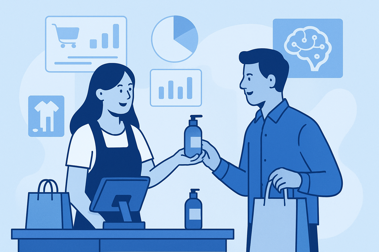 Minh họa 2 - Tăng doanh thu không cần tăng khách: Tối ưu upsell và cross-sell ngay tại quầy