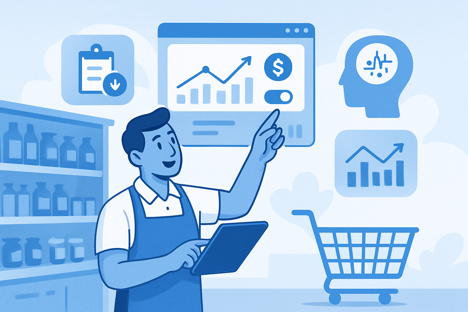 Giảm thất thoát và sai lệch doanh thu hiệu quả cho cửa hàng tạp hóa