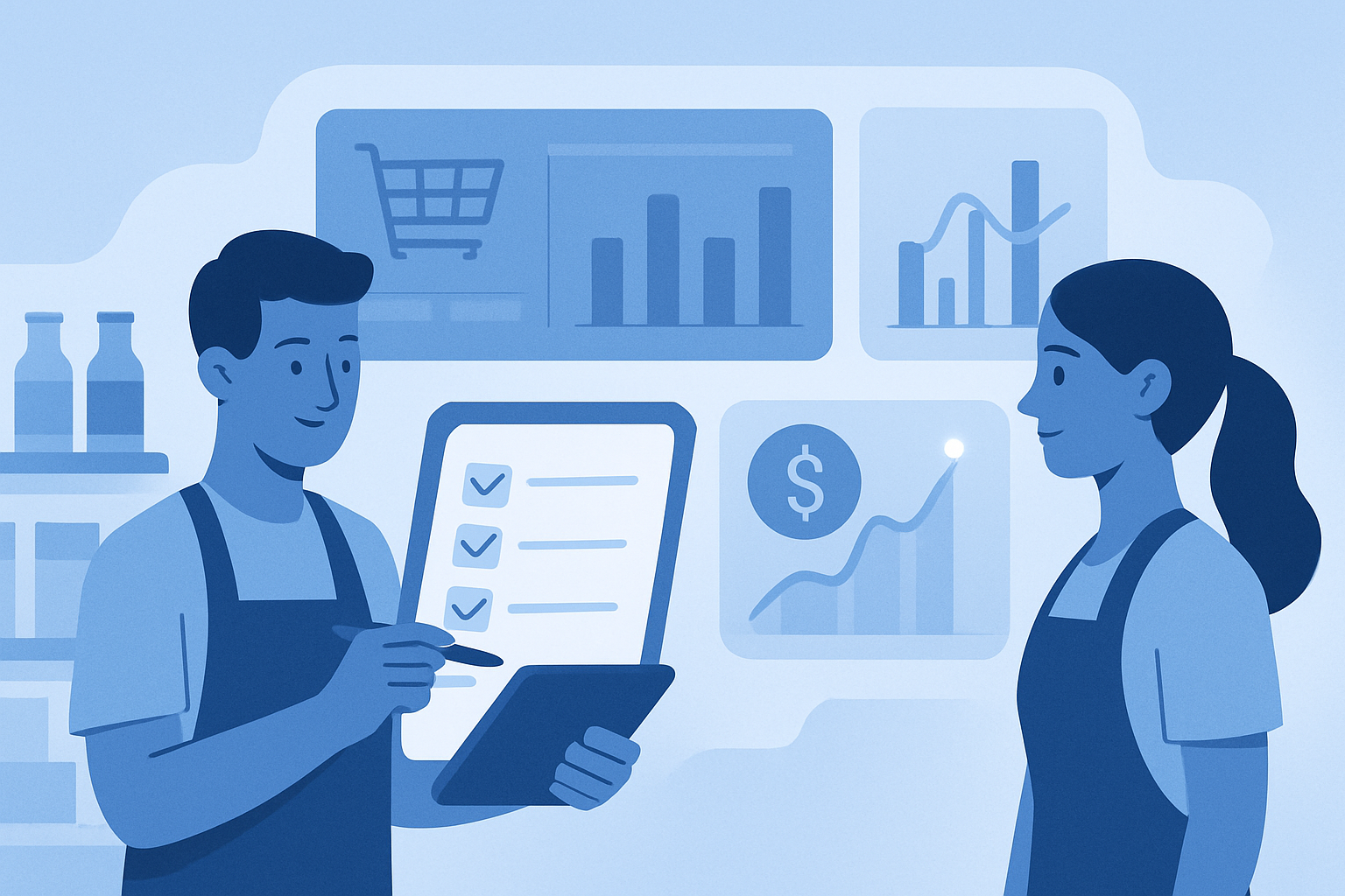 Minh họa 1 - Chốt Ca Cửa Hàng Chuẩn Xác: Checklist 7 Ngày Với Phân Quyền Nhân Viên Trong VMASS