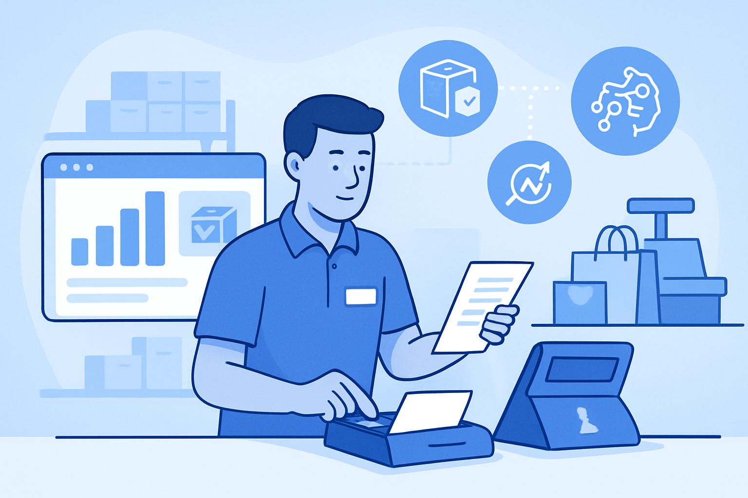 Chốt ca cửa hàng: Sai lầm lệch quỹ thường gặp và cách khắc phục bằng phân quyền nhân viên trong VMASS