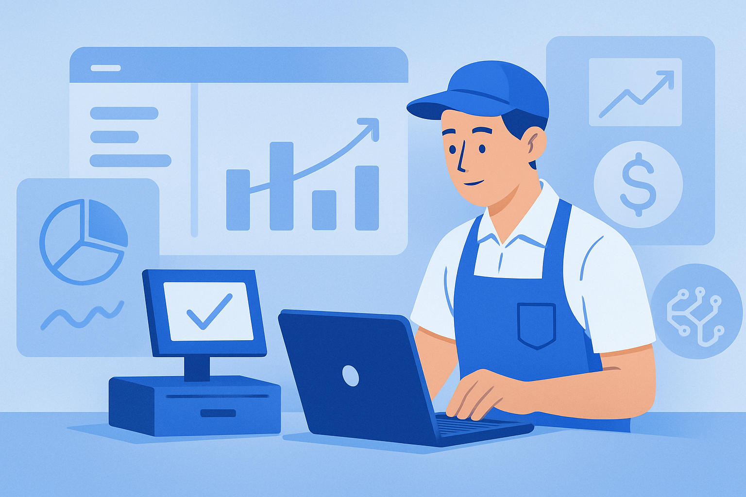 Chốt ca cửa hàng chuẩn xác: Mẫu SOP áp dụng ngay và chuẩn hóa quy trình trên VMASS