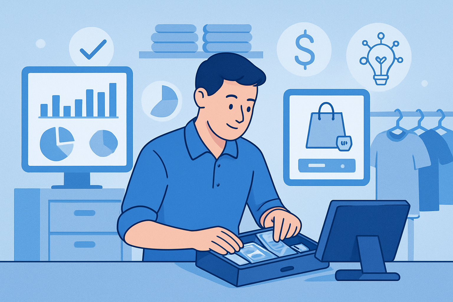 Minh họa 1 - Chốt Ca Cửa Hàng Không Lệch Quỹ: Bí Kíp Quản Lý Hiệu Quả Cho Chủ Shop Bận Rộn