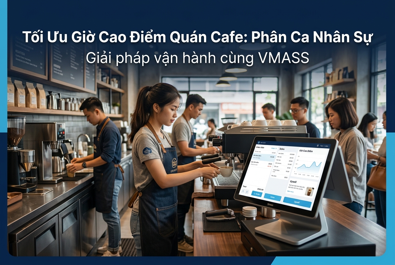Minh họa 2 - Tối Ưu Giờ Cao Điểm Quán Cafe: Phân Ca Nhân Sự Theo Dữ Liệu Bán Hàng Để Tăng Tốc Phục Vụ