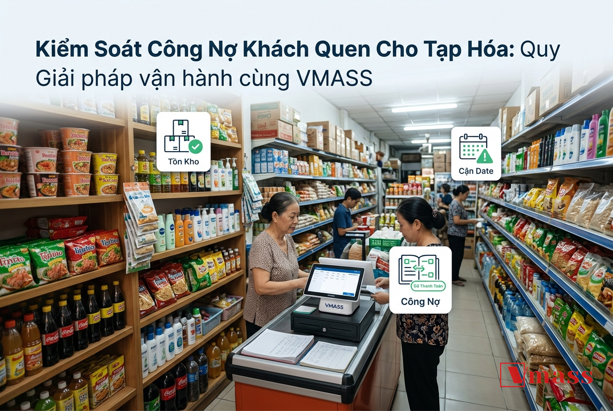 Minh họa 1 - Kiểm Soát Công Nợ Khách Quen Cho Tạp Hóa: Quy Trình Giảm Nợ Xấu Hiệu Quả