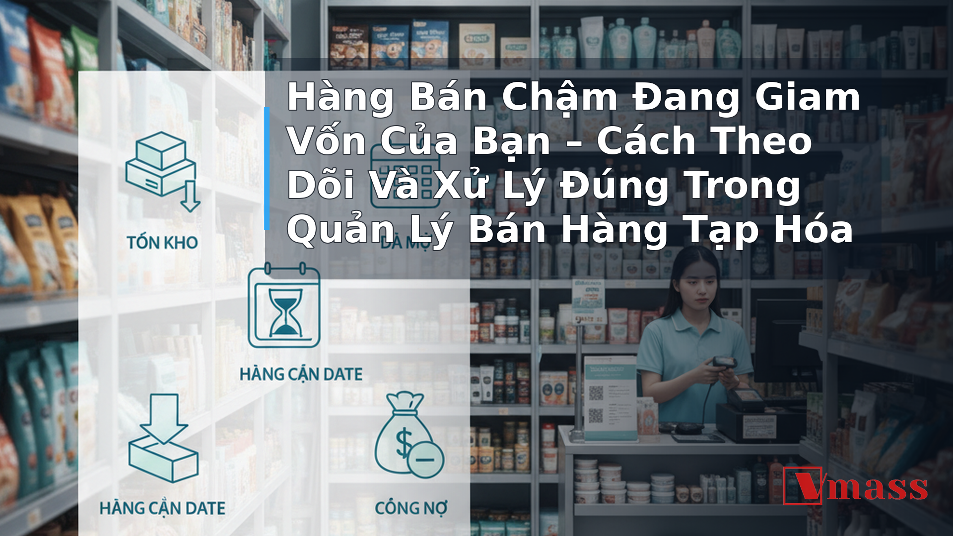 Hàng Bán Chậm Đang Giam Vốn Của Bạn – Cách Theo Dõi Và Xử Lý Đúng Trong Quản Lý Bán Hàng Tạp Hóa - hình minh họa cho bài viết VMASS