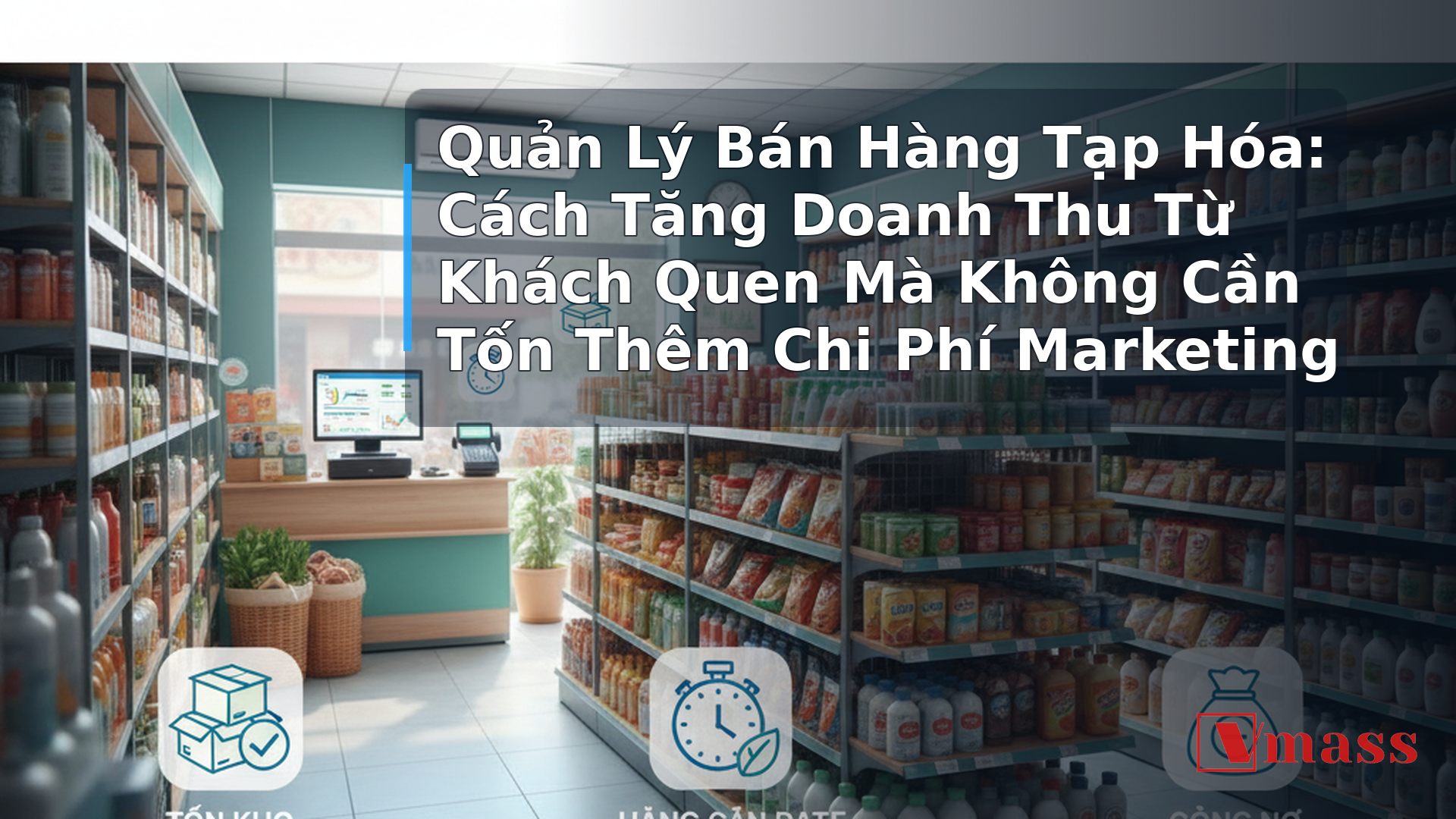 Quản Lý Bán Hàng Tạp Hóa: Cách Tăng Doanh Thu Từ Khách Quen Mà Không Cần Tốn Thêm Chi Phí Marketing - hình minh họa cho bài viết VMASS