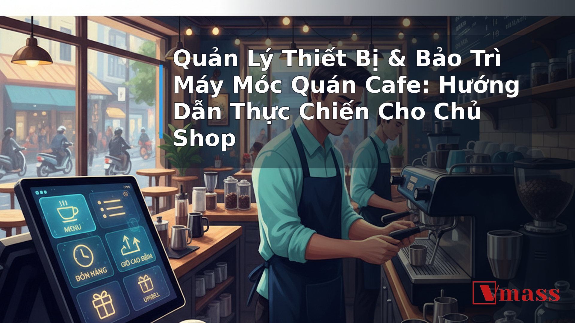 Quản Lý Thiết Bị & Bảo Trì Máy Móc Quán Cafe: Hướng Dẫn Thực Chiến Cho Chủ Shop - hình minh họa cho bài viết VMASS
