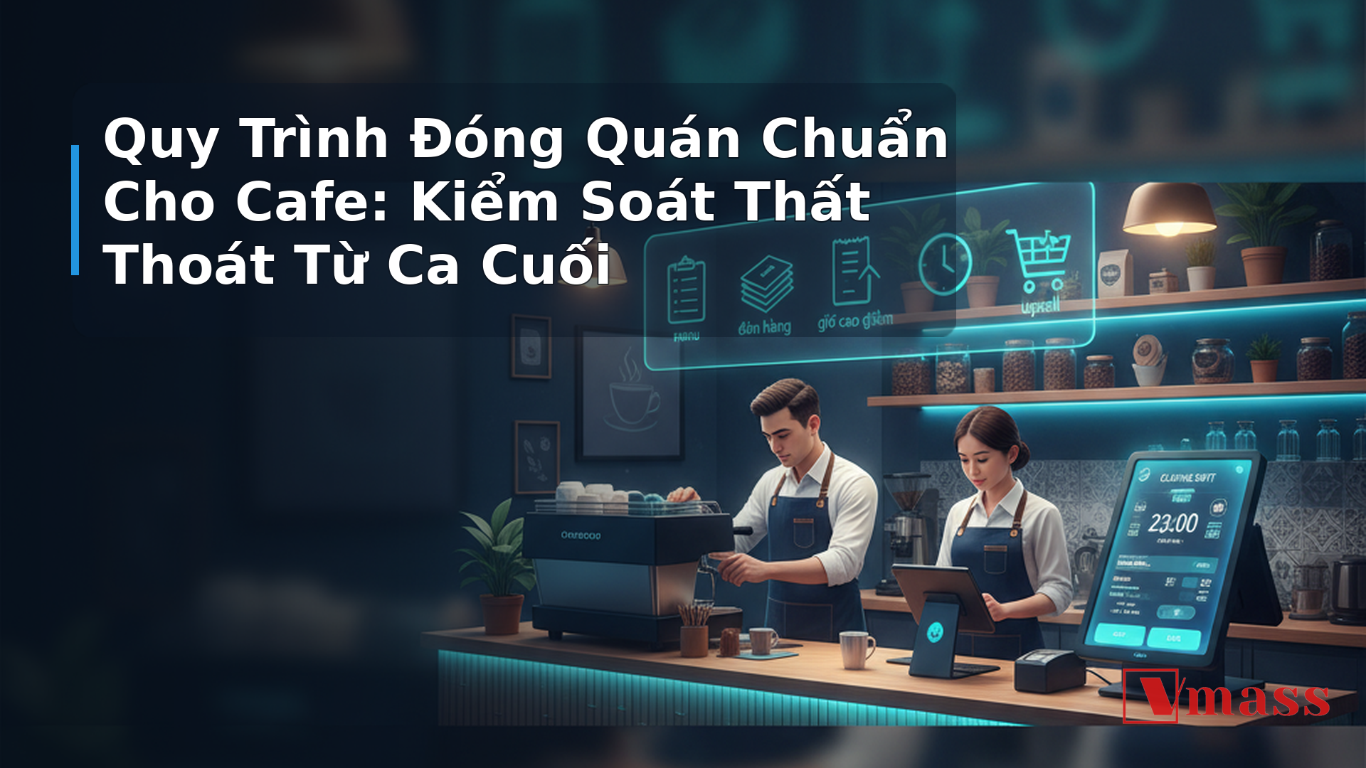 Quy Trình Đóng Quán Chuẩn Cho Cafe: Kiểm Soát Thất Thoát Từ Ca Cuối - hình minh họa cho bài viết VMASS