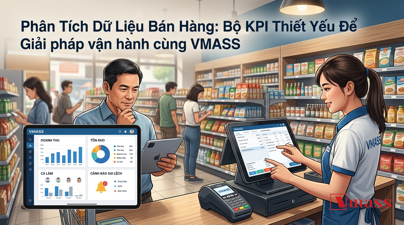 Minh họa 2 - Phân Tích Dữ Liệu Bán Hàng: Bộ KPI Thiết Yếu Để Đo Hiệu Quả Và Ngăn Thất Thoát Cho Cửa Hàng Bán Lẻ