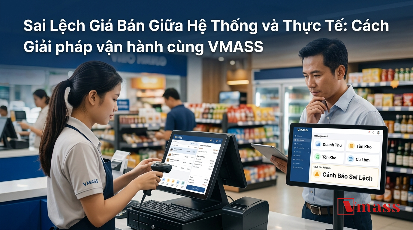 Minh họa 1 - Sai Lệch Giá Bán Giữa Hệ Thống và Thực Tế: Cách Xử Lý Triệt Để Trong Quản Lý Bán Hàng