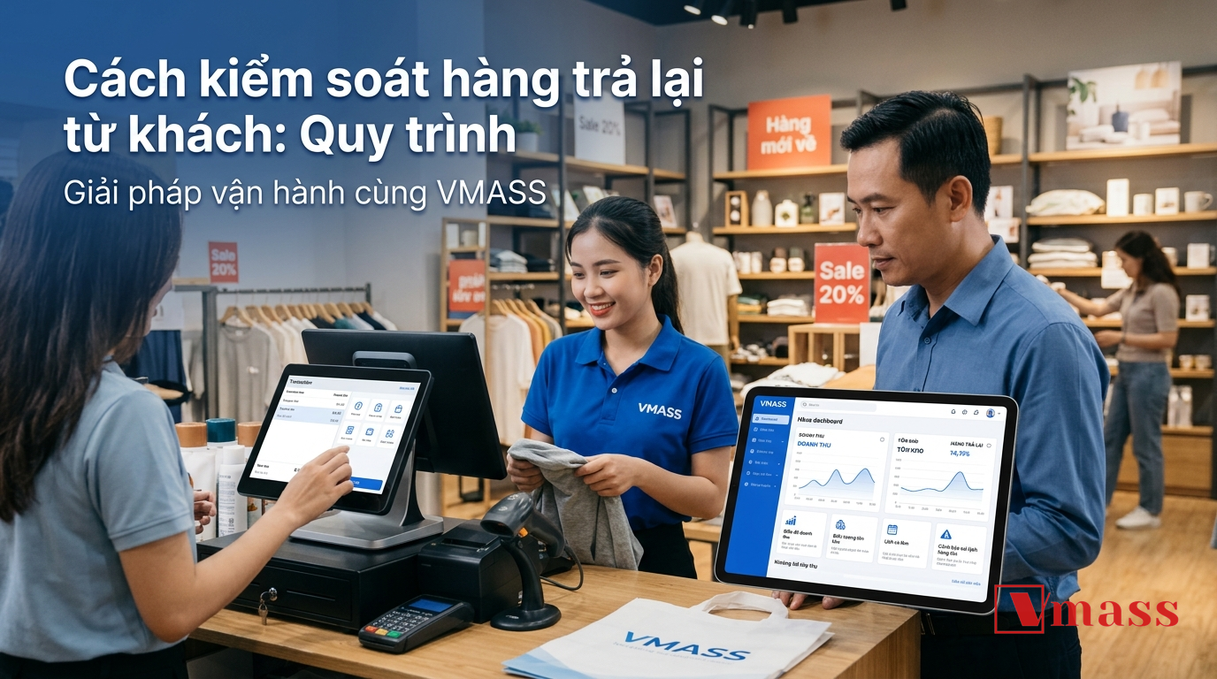 Minh họa 1 - Cách kiểm soát hàng trả lại từ khách: Quy trình quản lý bán hàng giúp giảm thất thoát, tăng lợi nhuận cho cửa hàng bán lẻ