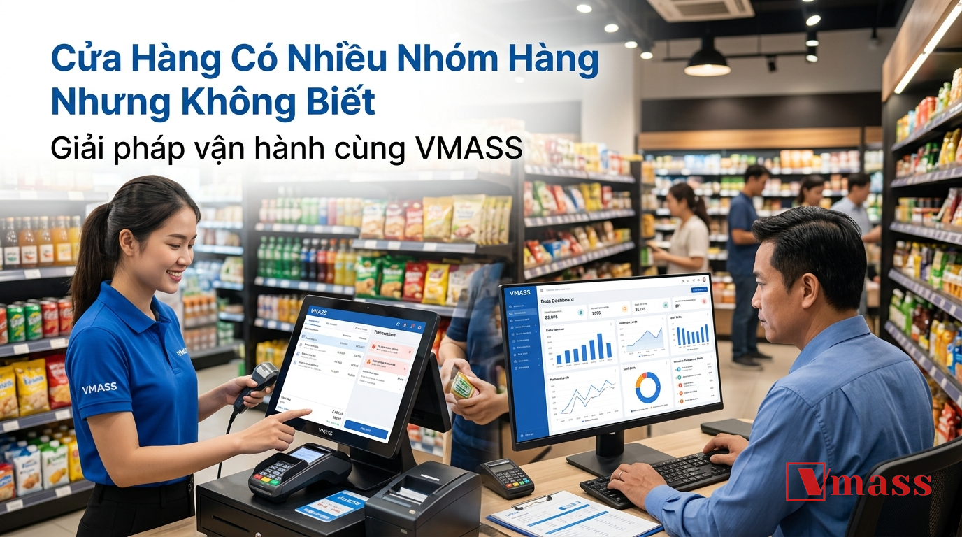 Minh họa 1 - Cửa Hàng Có Nhiều Nhóm Hàng Nhưng Không Biết Nhóm Nào Kéo Doanh Thu? Đây Là Cách Phân Tích Cơ Cấu Bán Hàng Trên VMASS