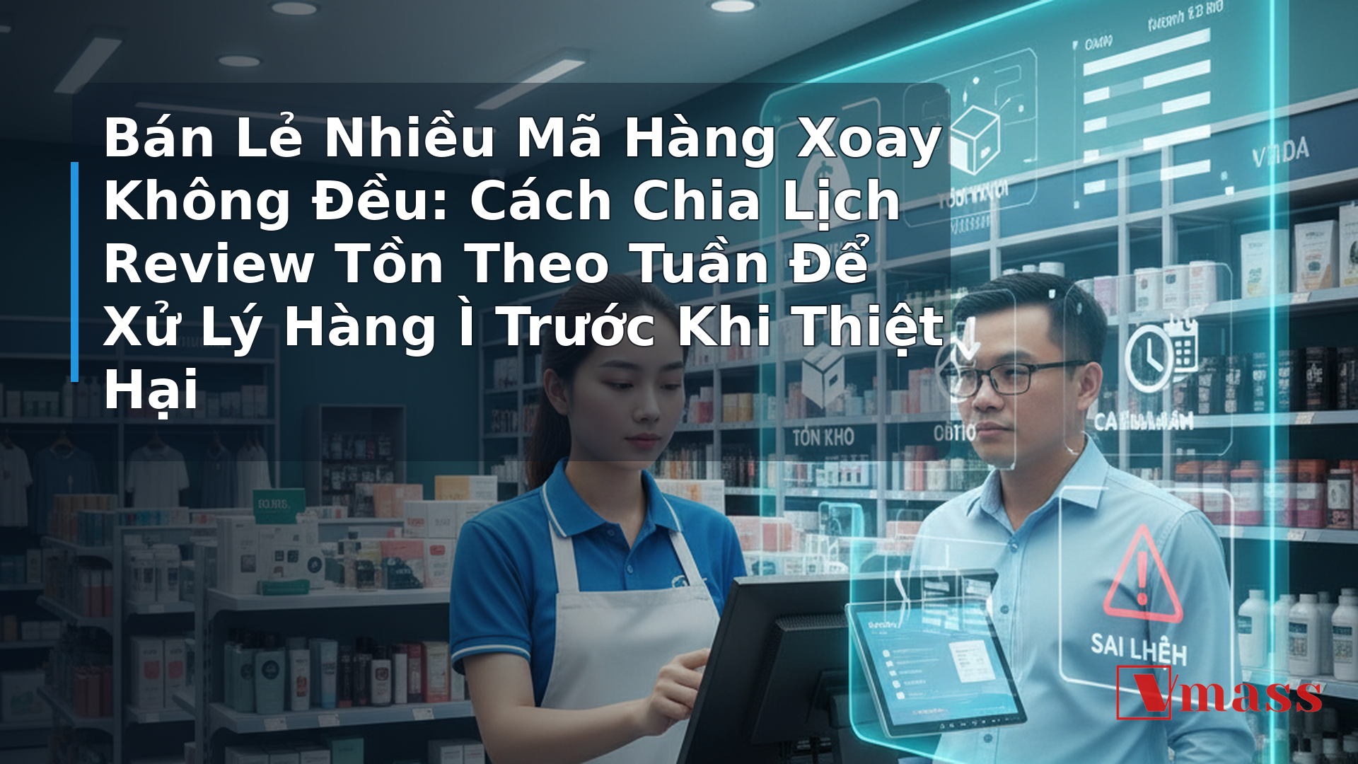 Bán Lẻ Nhiều Mã Hàng Xoay Không Đều: Cách Chia Lịch Review Tồn Theo Tuần Để Xử Lý Hàng Ì Trước Khi Thiệt Hại - hình minh họa cho bài viết VMASS