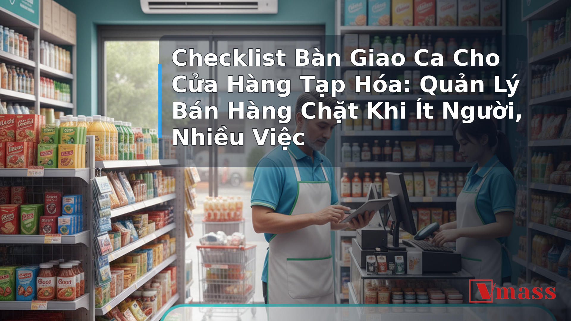 Checklist Bàn Giao Ca Cho Cửa Hàng Tạp Hóa: Quản Lý Bán Hàng Chặt Khi Ít Người, Nhiều Việc 1 Checklist Bàn Giao Ca Cho Cửa Hàng Tạp Hóa: Quản Lý Bán Hàng Chặt Khi Ít Người, Nhiều Việc - hình minh họa cho bài viết VMASS