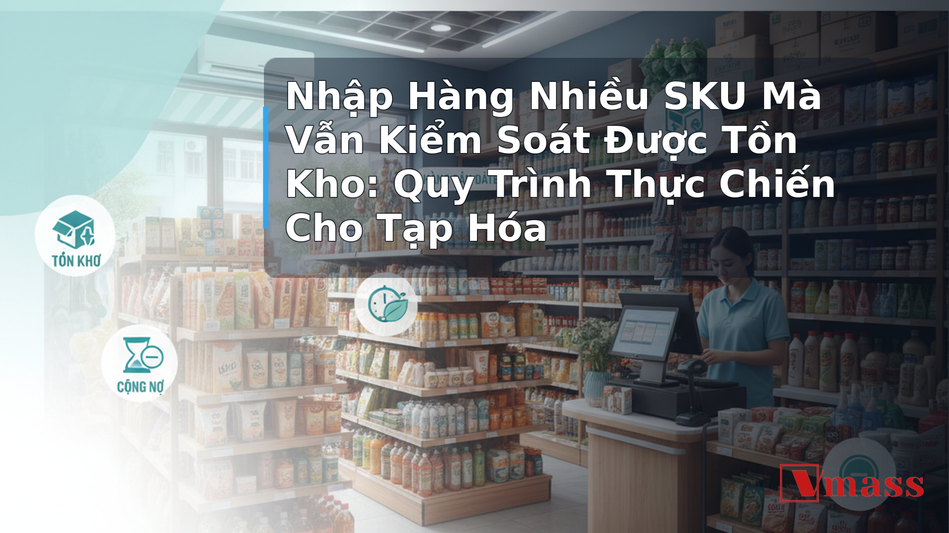 Nhập Hàng Nhiều SKU Mà Vẫn Kiểm Soát Được Tồn Kho: Quy Trình Thực Chiến Cho Tạp Hóa - hình minh họa cho bài viết VMASS