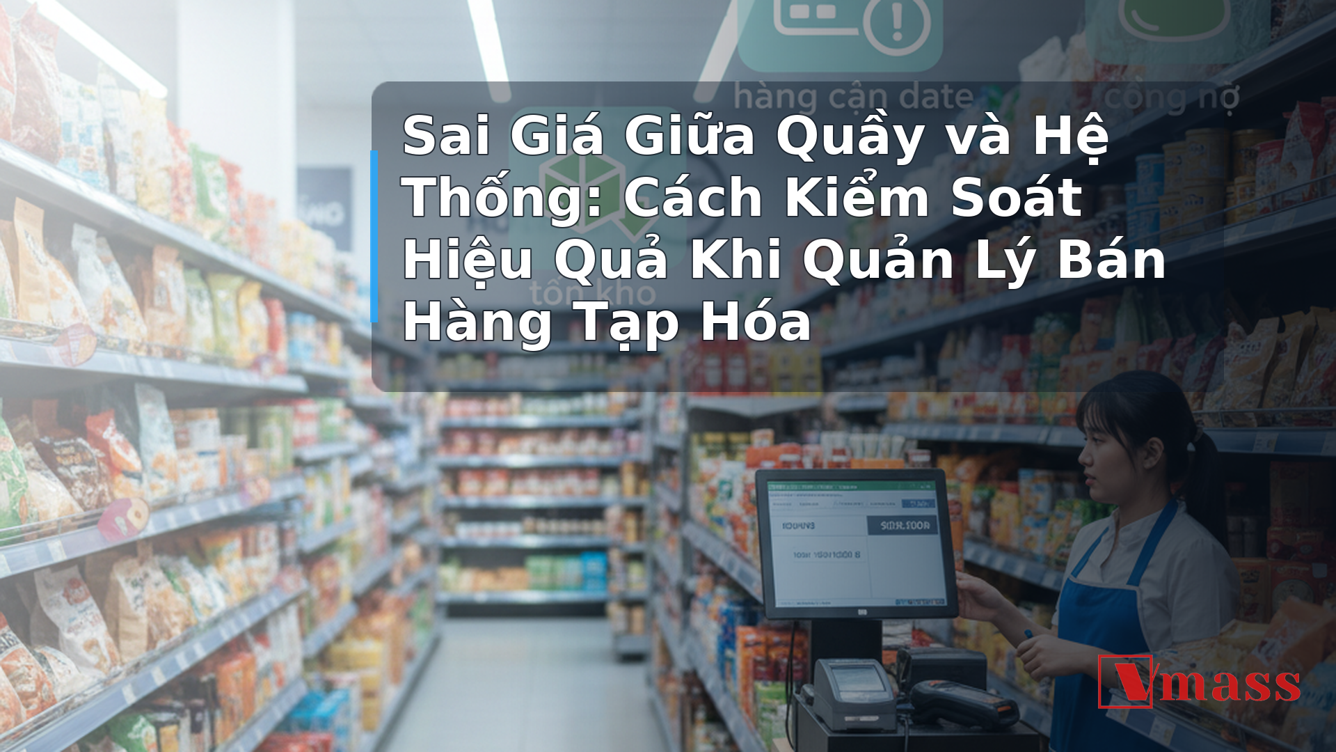 Sai Giá Giữa Quầy và Hệ Thống: Cách Kiểm Soát Hiệu Quả Khi Quản Lý Bán Hàng Tạp Hóa 1 Sai Giá Giữa Quầy và Hệ Thống: Cách Kiểm Soát Hiệu Quả Khi Quản Lý Bán Hàng Tạp Hóa - hình minh họa cho bài viết VMASS