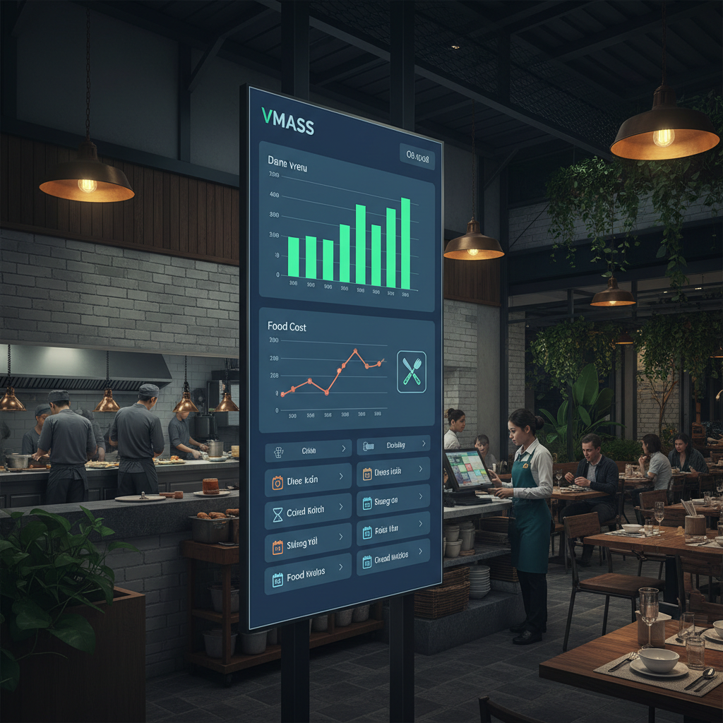 Cuối Tháng Doanh Thu Đẹp Nhưng Lợi Nhuận Mỏng: Cách Nhìn Đồng Thời Sales Và Food Cost Trên VMASS - hình minh họa cho bài viết VMASS