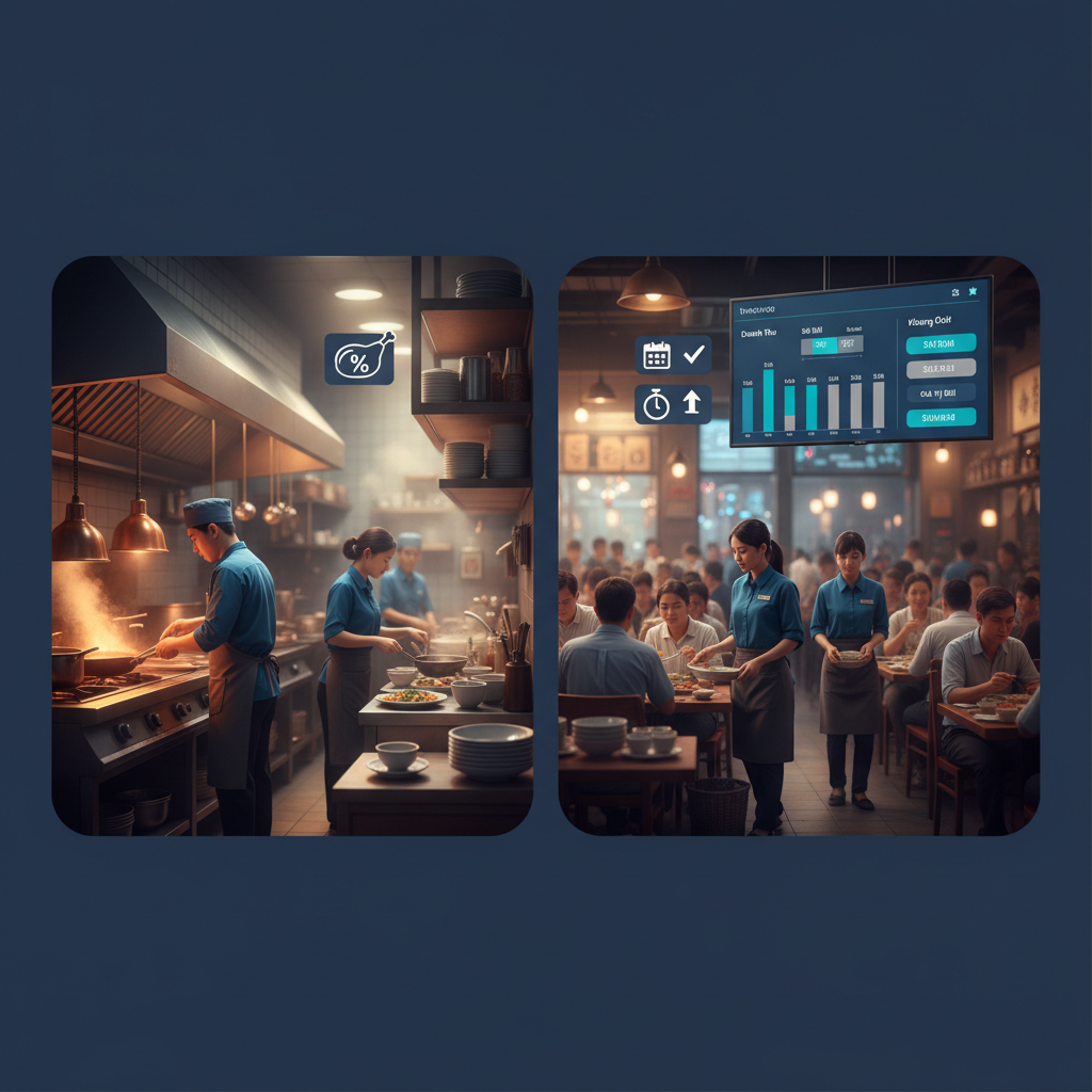 Giờ Cao Điểm Đông Khách Nhưng Chưa Chắc Lãi: Cách So Sánh Doanh Thu, Số Bill và Giá Trị Bill Theo Khung Giờ 1 Giờ Cao Điểm Đông Khách Nhưng Chưa Chắc Lãi: Cách So Sánh Doanh Thu, Số Bill và Giá Trị Bill Theo Khung Giờ Trên VMASS - hình minh họa cho bài viết VMASS