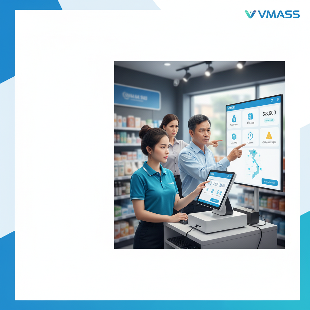 Khách Hỏi Còn Hàng Mà Nhân Viên Không Biết? Cách Kiểm Tra Tồn Kho Theo Chi Nhánh Trên VMASS 1 Khách Hỏi Còn Hàng Mà Nhân Viên Không Biết? Cách Kiểm Tra Tồn Kho Theo Chi Nhánh Trên VMASS - hình minh họa cho bài viết VMASS