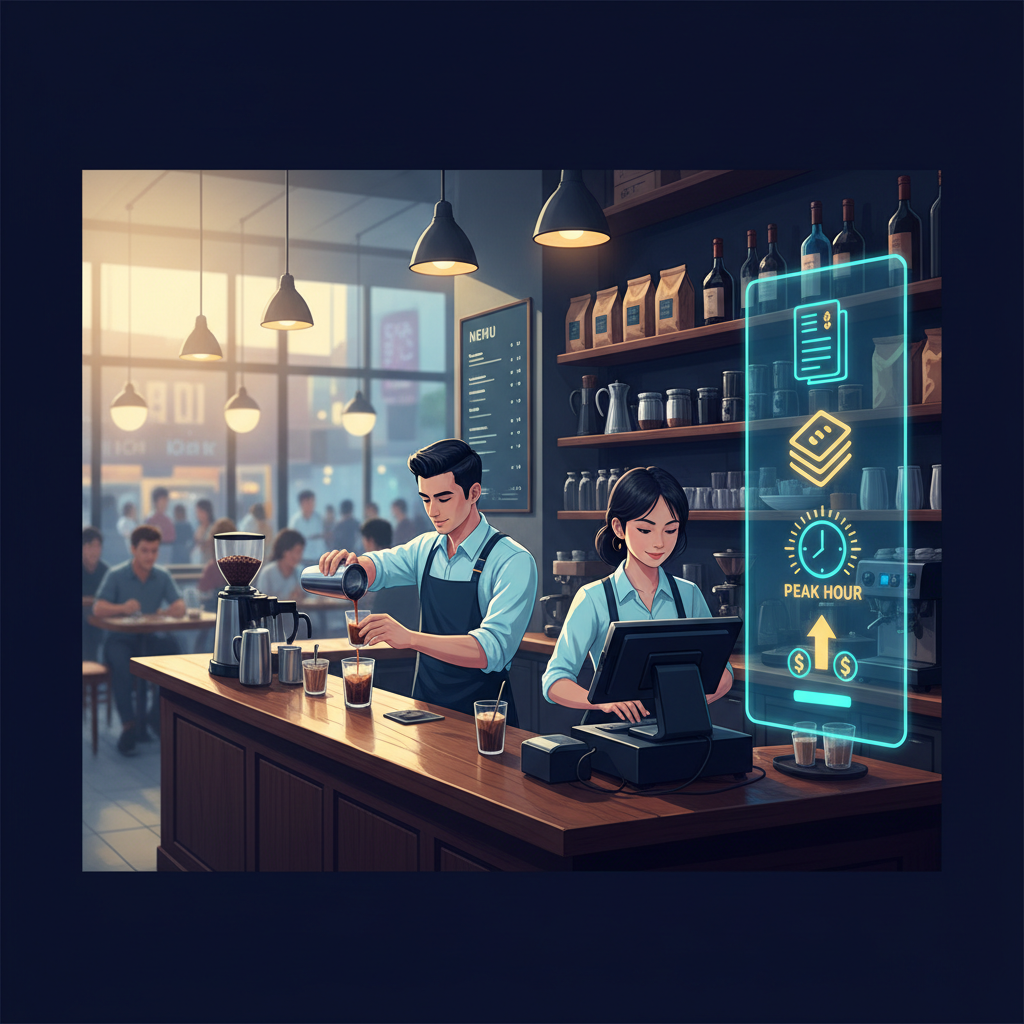 Nhân Viên Đông Mà Vẫn Loạn: Cách Đo KPI Thời Gian Nhận Món, Ra Món và Thanh Toán Để Quản Lý Quán Cafe Nhà Hàng Hiệu Quả - hình minh họa cho bài viết VMASS