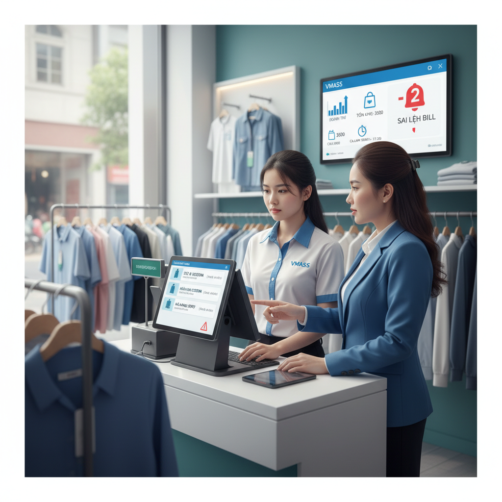 Nhân Viên Mới Chưa Quen Size, Màu, Mã Hàng: Cách Đào Tạo Tra Cứu Nhanh Để Giảm Sai Bill Tại Shop Thời Trang 1 Nhân Viên Mới Chưa Quen Size, Màu, Mã Hàng: Cách Đào Tạo Tra Cứu Nhanh Để Giảm Sai Bill Tại Shop Thời Trang - hình minh họa cho bài viết VMASS