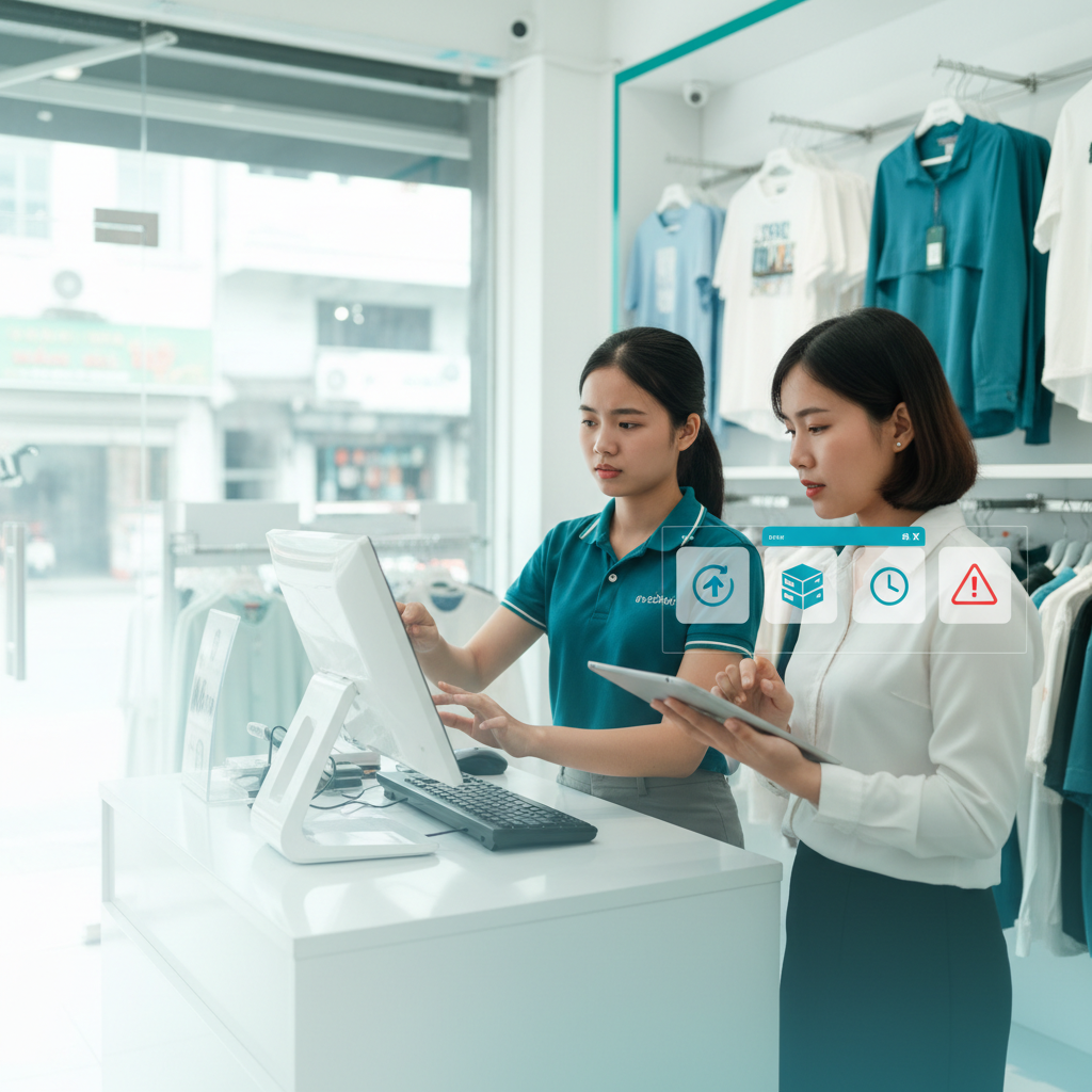 Nhân Viên Mới Chưa Quen Size, Màu, Mã Hàng: Cách Đào Tạo Tra Cứu Nhanh Để Giảm Sai Bill Tại Shop Thời Trang 2 Nhân Viên Mới Chưa Quen Size, Màu, Mã Hàng: Cách Đào Tạo Tra Cứu Nhanh Để Giảm Sai Bill Tại Shop Thời Trang - minh họa nội dung giữa bài viết