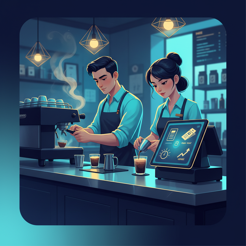 Nhân Viên Nhiệt Tình Nhưng Phục Vụ Chưa Đều? Cách Đo Hiệu Suất Ca Làm Bằng Tốc Độ Xử Lý Và Độ Ổn Định - minh họa nội dung giữa bài viết