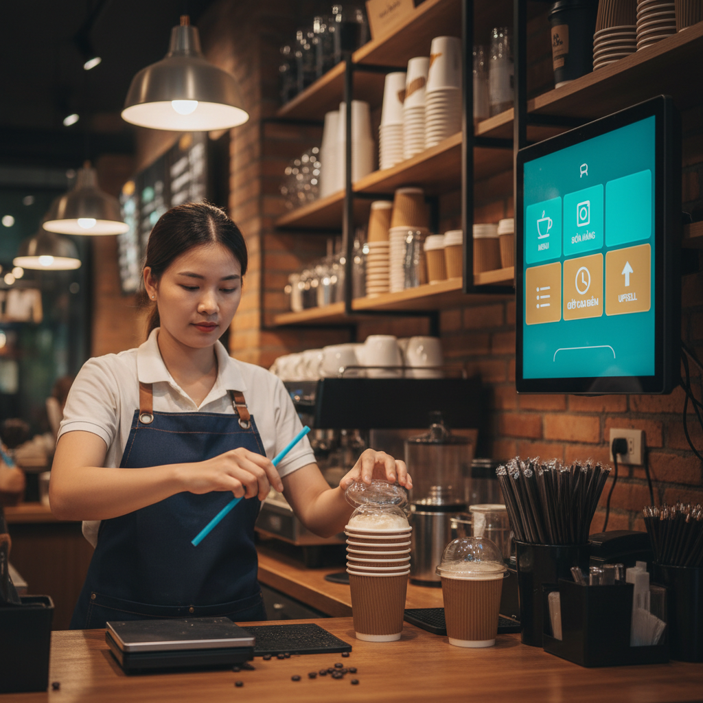 Quán Cafe Bán Mang Đi: Cách Kiểm Soát Ly, Nắp, Ống Hút Để Không Thất Thoát Vật Tư Tiêu Hao Mỗi Ngày 2 Quán Cafe Bán Mang Đi: Cách Kiểm Soát Ly, Nắp, Ống Hút Để Không Thất Thoát Vật Tư Tiêu Hao Mỗi Ngày - minh họa nội dung giữa bài viết