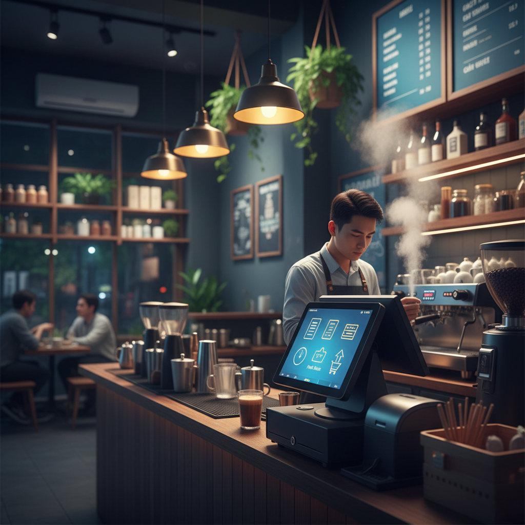 Quán Cafe Bán Mạnh Theo Khung Giờ: Cách Quản Lý Tồn Kho Nguyên Liệu Theo Nhịp Tiêu Thụ Thực Tế 1 Quán Cafe Bán Mạnh Theo Khung Giờ: Cách Quản Lý Tồn Kho Nguyên Liệu Theo Nhịp Tiêu Thụ Thực Tế - hình minh họa cho bài viết VMASS