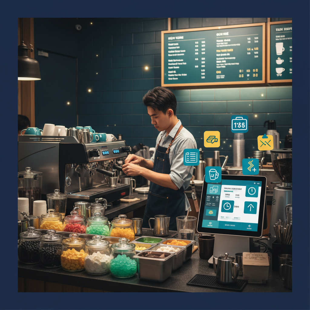 Quán Cafe Nhiều Topping Dễ Lệch Tồn: Cách Kiểm Kê Nhanh Theo Nhóm Nguyên Liệu Thay Vì Đếm Toàn Bộ 1 Quán Cafe Nhiều Topping Dễ Lệch Tồn: Cách Kiểm Kê Nhanh Theo Nhóm Nguyên Liệu Thay Vì Đếm Toàn Bộ - hình minh họa cho bài viết VMASS