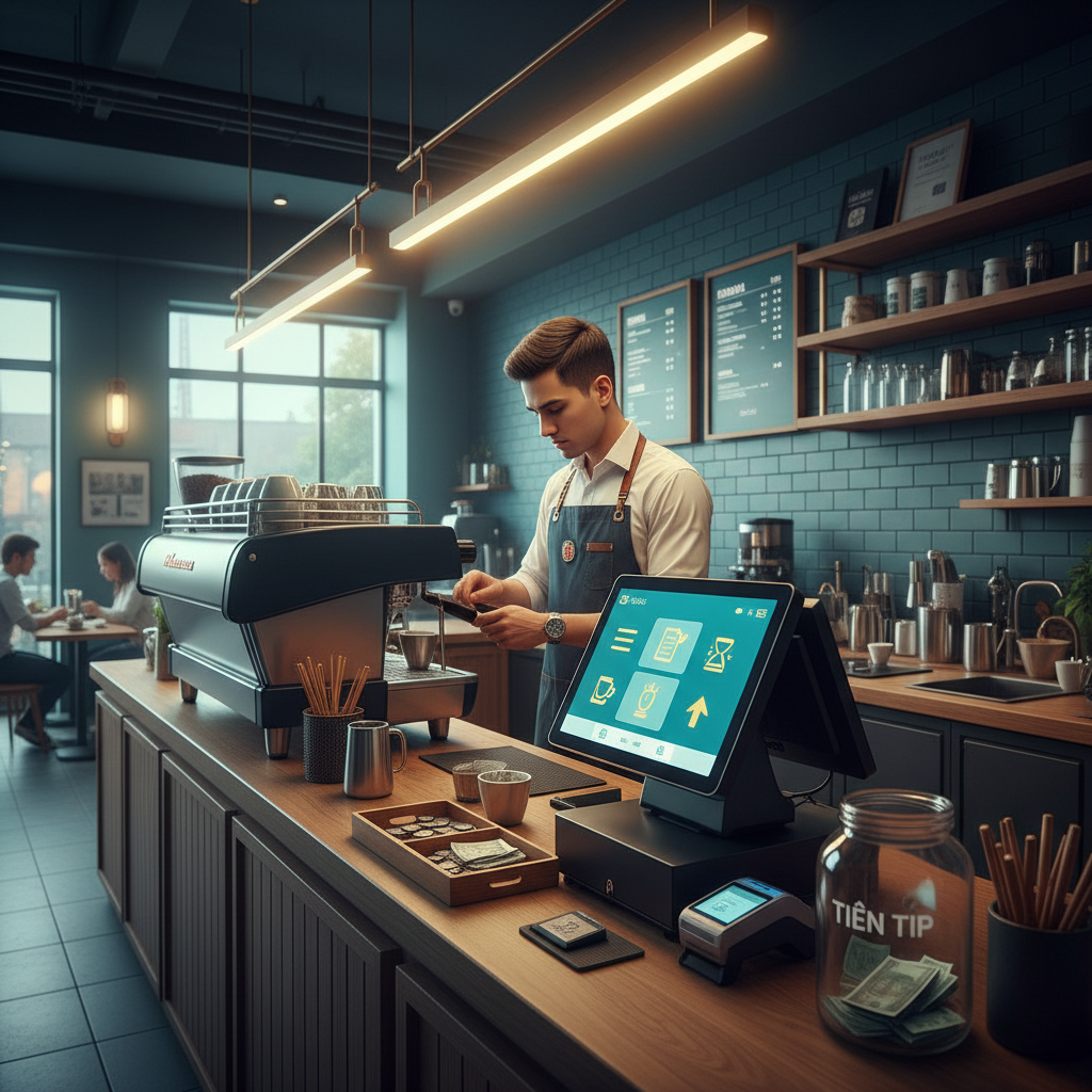 Quản Lý Tiền Tip Theo Ca: Giải Pháp Minh Bạch Cho Quán Cafe Việt Nam 1 Quản Lý Tiền Tip Theo Ca: Giải Pháp Minh Bạch Cho Quán Cafe Việt Nam - hình minh họa cho bài viết VMASS