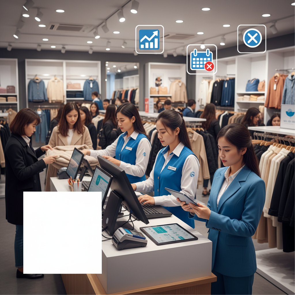 Shop Thời Trang Đông Khách Cuối Tuần Nhưng Tư Vấn Viên Phối Hợp Kém? Cách Chia KPI Theo Ca Và Tỷ Lệ Chốt Đơn - minh họa nội dung giữa bài viết