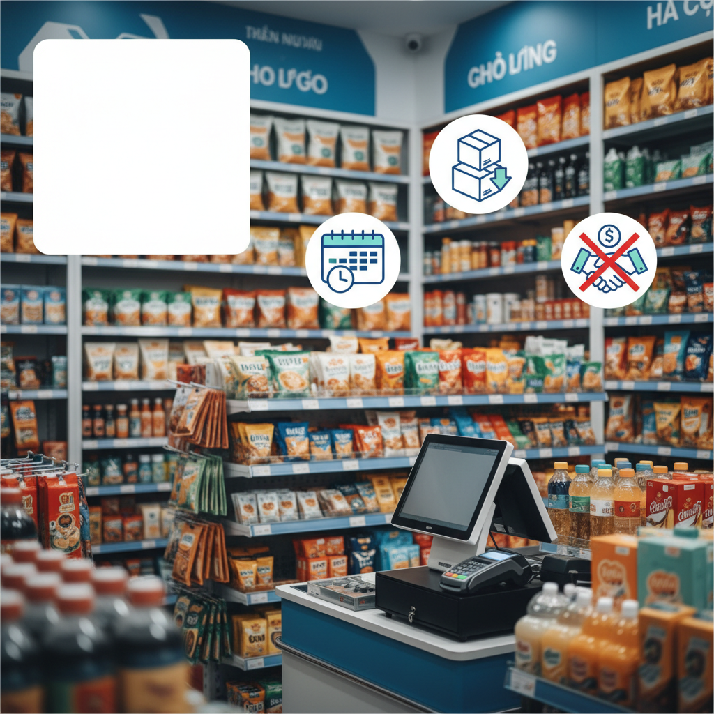 Tạp Hóa Nhiều Nhà Cung Cấp: Cách So Sánh Tốc Độ Bán & Lịch Giao Để Lên Đơn Nhập Hợp Lý – Không Còn Lo Công Nợ Chồng Chất - minh họa nội dung giữa bài viết
